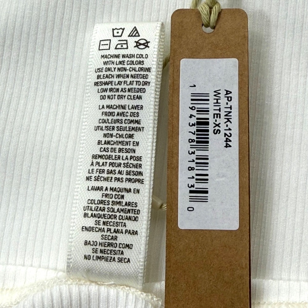 SKIMS Soft Lounge Rib Tank Team USA White XS - Picture 8 of 9